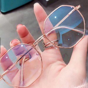 Korean Fashion Polygonal Glasses For Men And Women